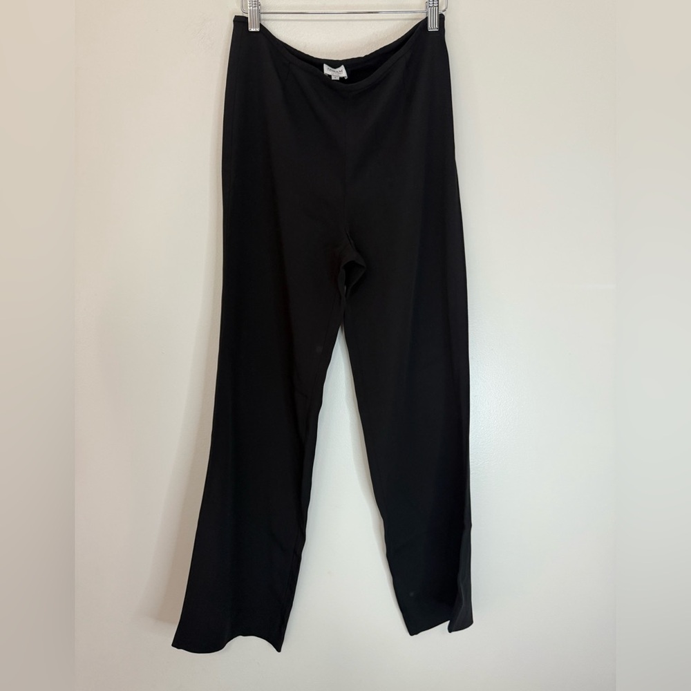 Armani Collezioni Elegant Black wide leg dress pants in size 8